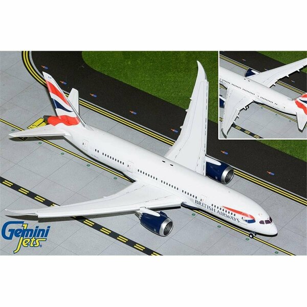 Thinkandplay 1-200 Scale Reg No.G-ZBJG Flaps Down British Airplane for 787-8 TH3448258